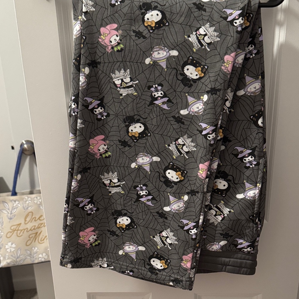 Gray Halloween Character Pajama Pants - Picture 2 of 2